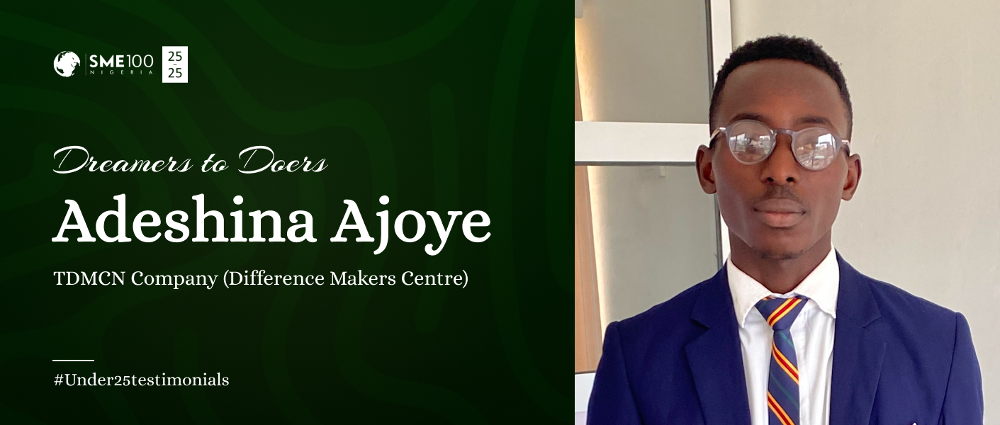 Read more about the article Adeshina Ajoye’s Journey from 25under25 Education Winner to Business Success